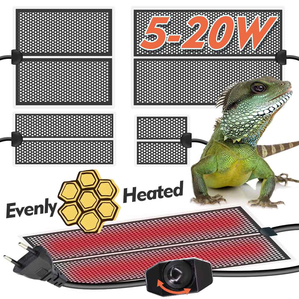 Planted Aquarium Heater - 5-20 واط الزواحف الحرارة حصيرة النباتات