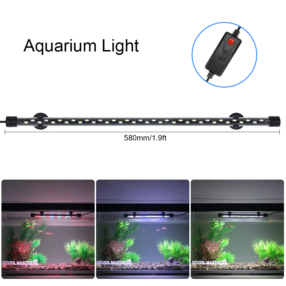 Aquarium Plant Display - 58 سنتيمتر حوض السمك ضوء LED