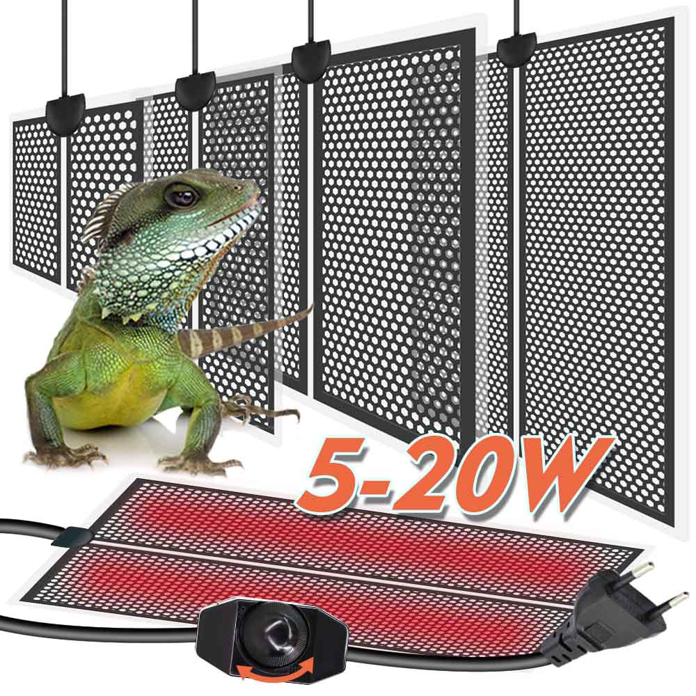 Planted Aquarium Heater - 5/7/14/20 واط الزواحف الحرارة حصيرة النباتات