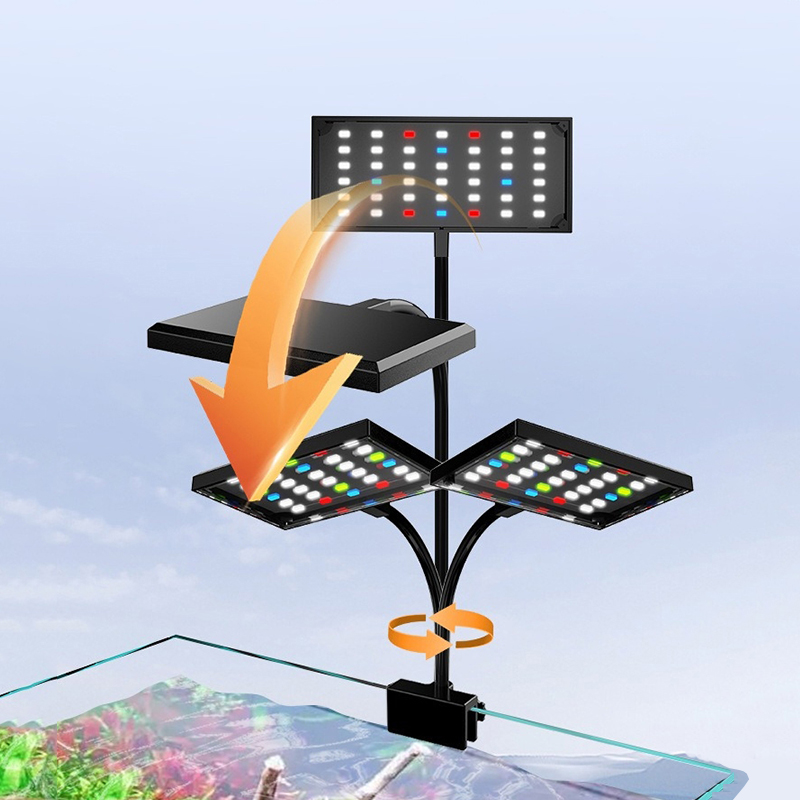 مصباح LED لحوض السمك يعمل عبر  - مراجعة Aquarium Plant Display وسعره