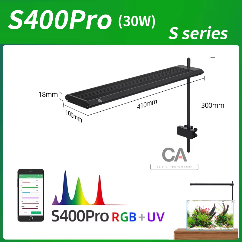 إضاءة حوض السمك WEEK AQUA سلسل - مراجعة Planted Aquarium Uv Light وسعره