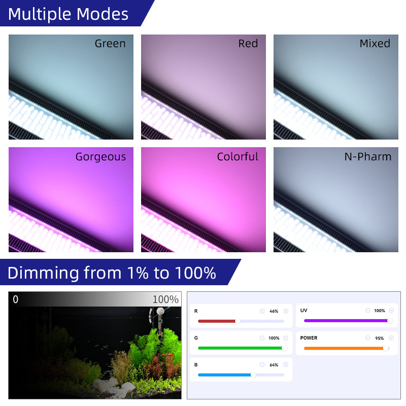 مصباح LED للأحواض المائية من و - مراجعة Planted Aquarium Uv Light وسعره
