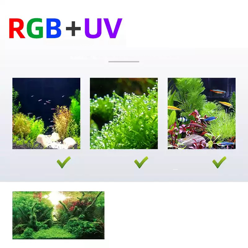 أسبوع أكوا L سلسلة WRGB UV نبا - مراجعة Planted Aquarium Uv Light وسعره