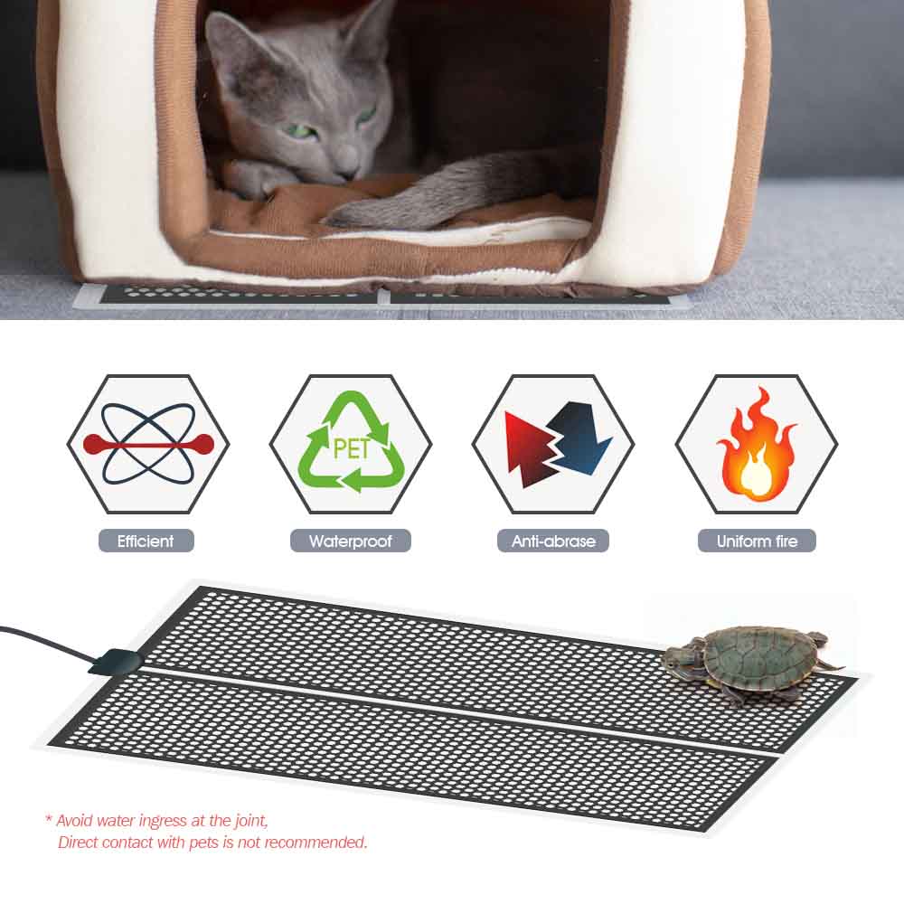 5-20 واط الزواحف الحرارة حصيرة - مراجعة Planted Aquarium Heater وسعره