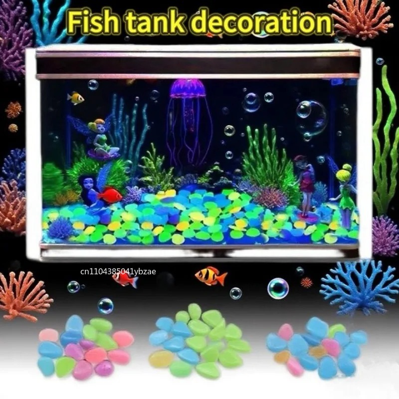 100-800 قطعة يتوهج في الحصى ال - مراجعة Aquarium Planted وسعره