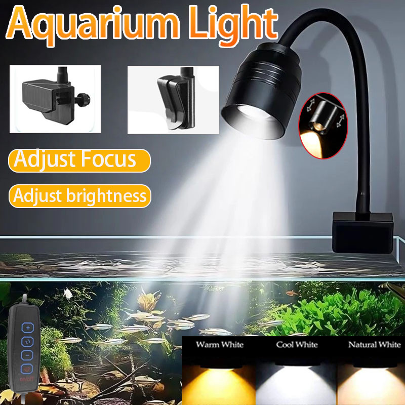 USB حوض السمك ضوء نباتات الإضا - مراجعة Aquarium Plant Display وسعره