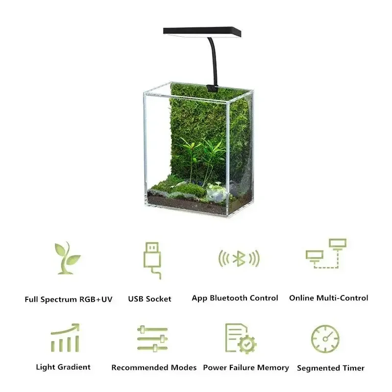 مصباح حوض السمك WEEK AQUA Mag  - مراجعة Aquarium Plant Display وسعره