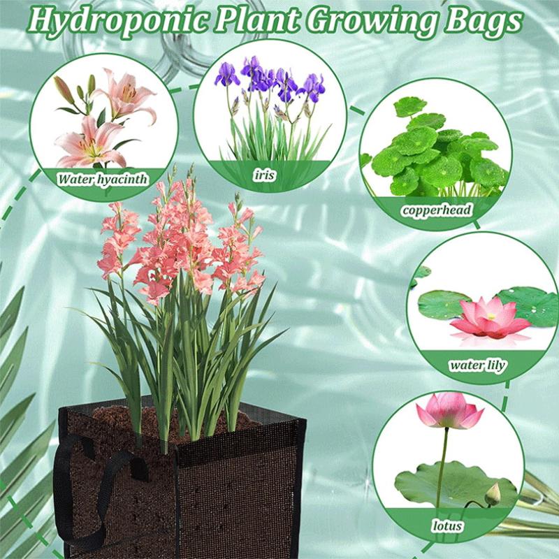 4 قطع سلال زراعة شبكية سوداء ل - مراجعة Aquarium Planted وسعره