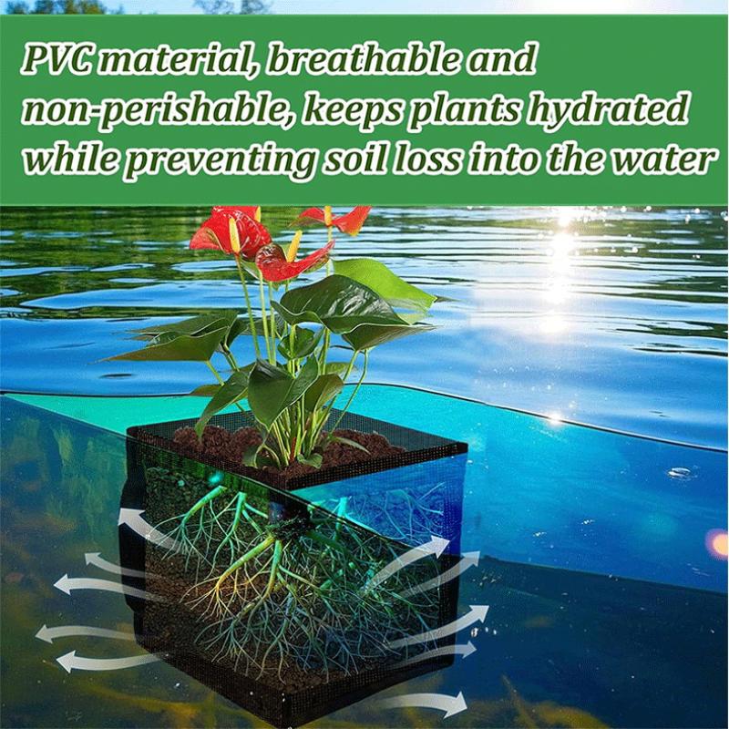 4 قطع سلال زراعة شبكية سوداء ل - مراجعة Aquarium Planted وسعره