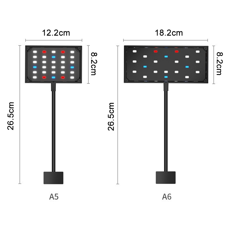 حوض السمك USB مصباح ليد الطيف  - مراجعة Aquarium Plant Display وسعره