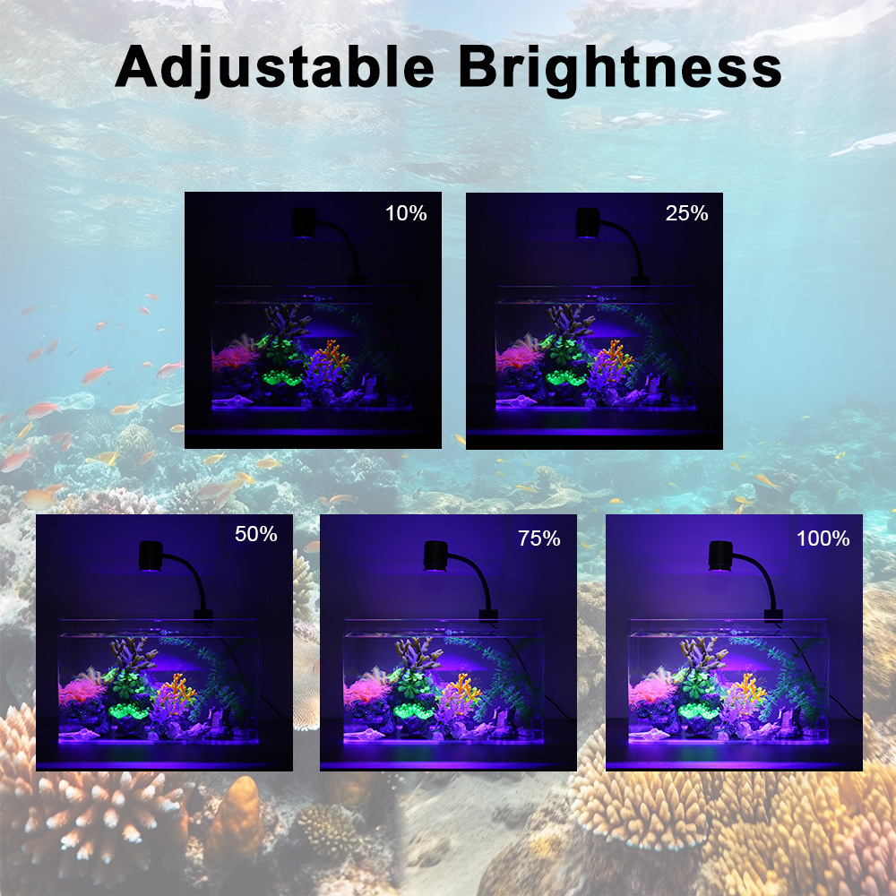 إضاءة LED للأحواض المائية بطيف - مراجعة Planted Aquarium Uv Light وسعره