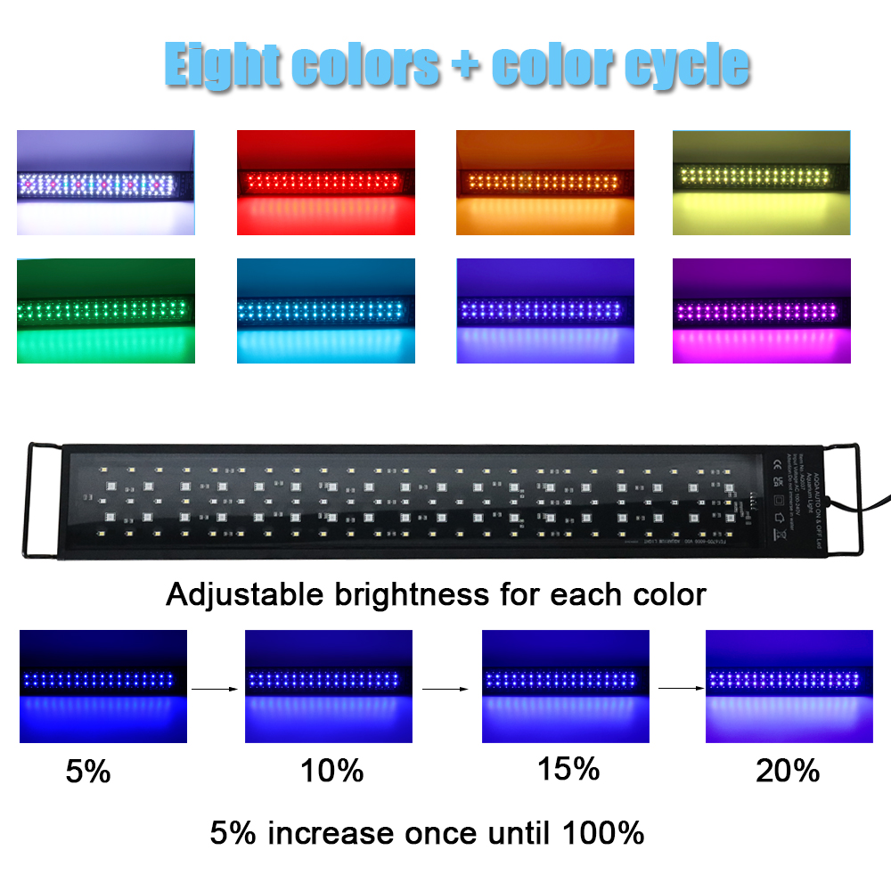 إضاءة LED لحوض السمك بطول 30-6 - مراجعة Aquarium Plant Display وسعره